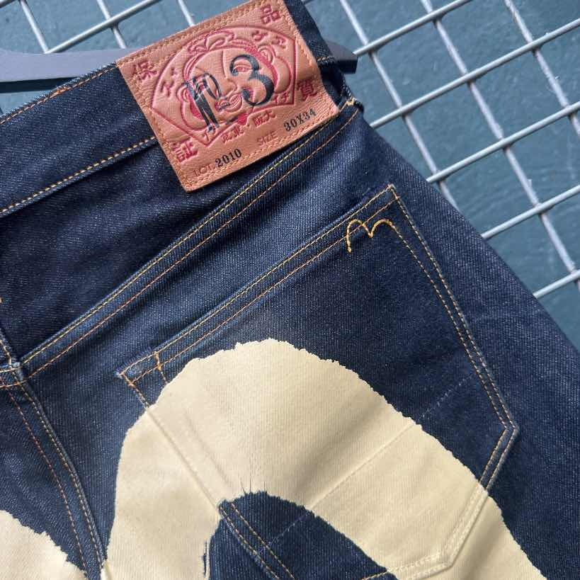 Evisu White Daicock Jeans (30x34)