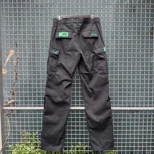 Corteiz Mula Guerillaz Cargos Green (L)