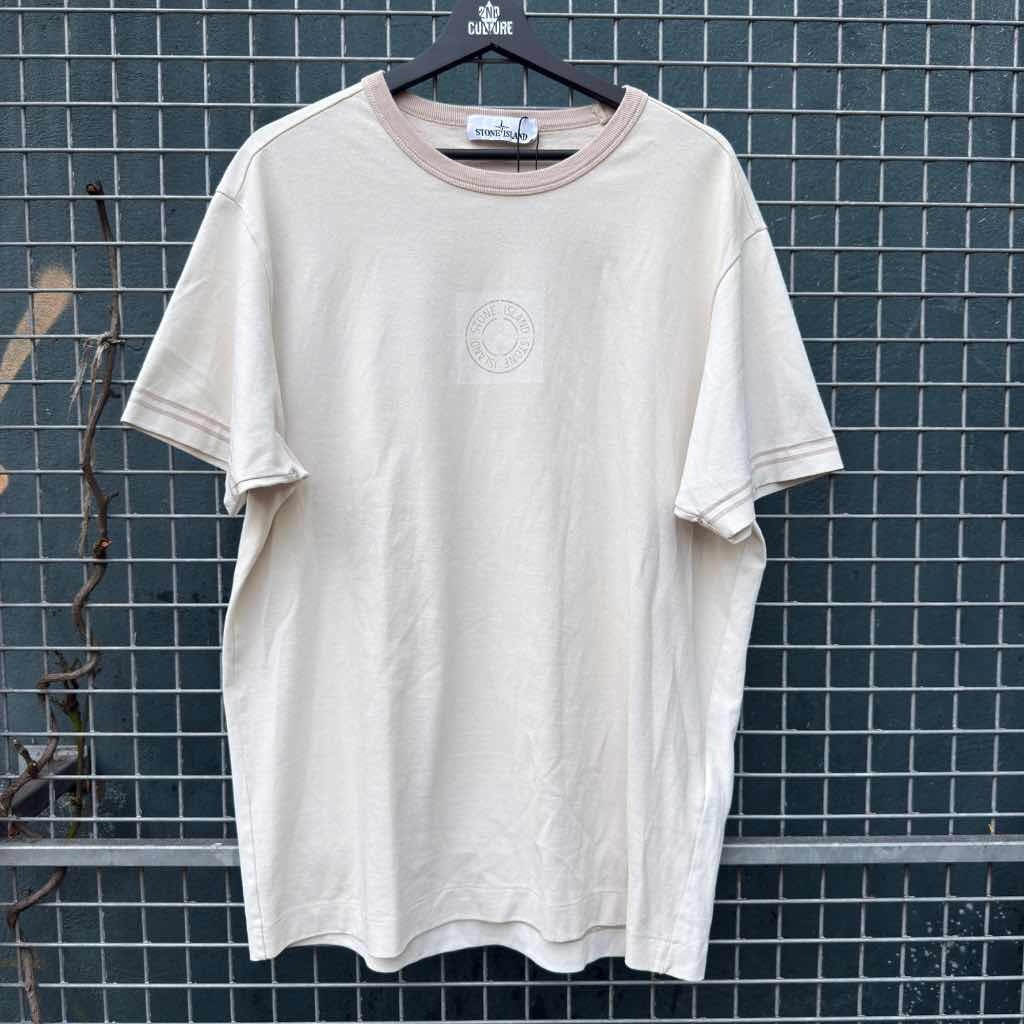 Stone Island Logo Tee Creme (XL)