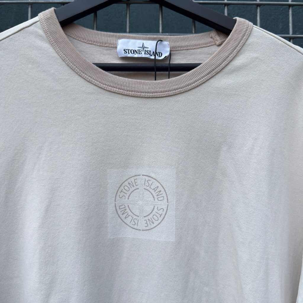 Stone Island Logo Tee Creme (XL)