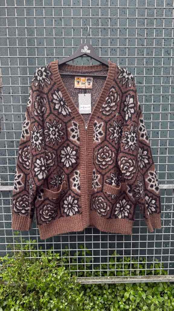 Patta Flower Zip Cardigan (M)