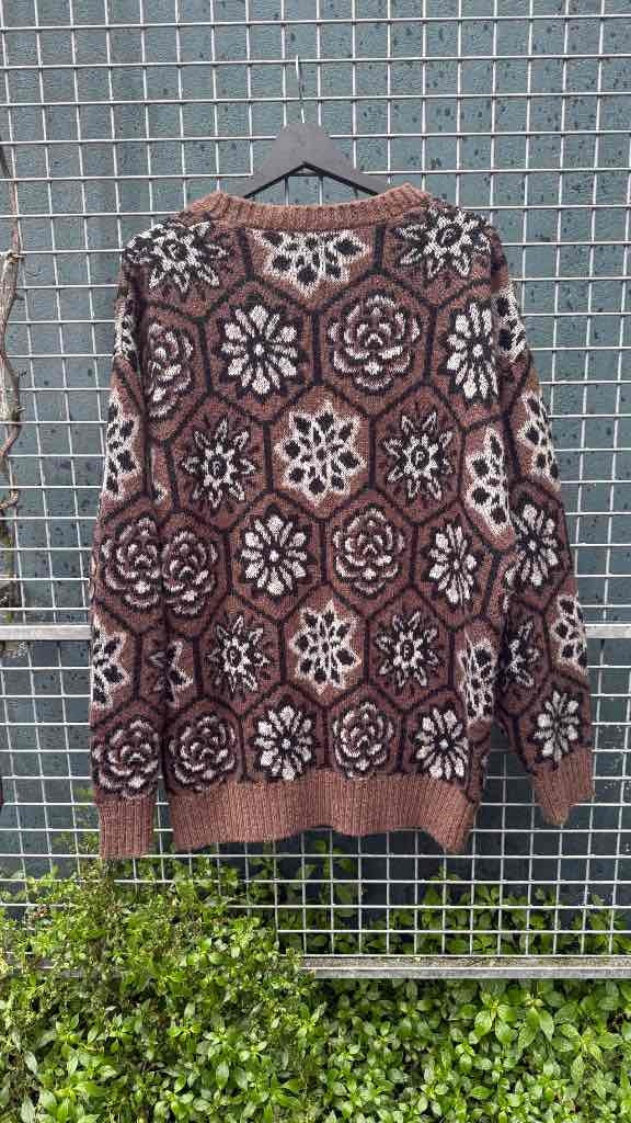 Patta Flower Zip Cardigan (M)