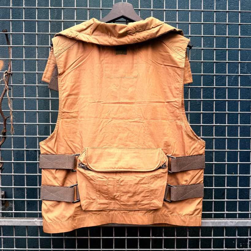 Gstar Mult Pocket Poplin Vest Beige NWT (S)