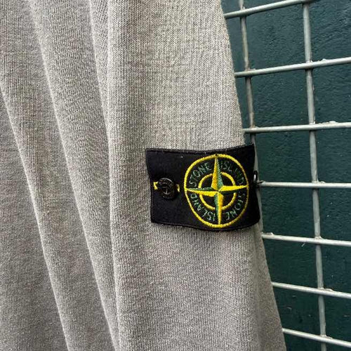 Vintage Stone Island Half-Zip Sweater Grey (XL)