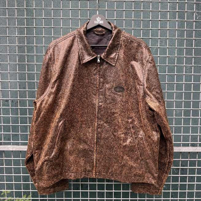 Stussy Coated Club Jacket Brown (L)