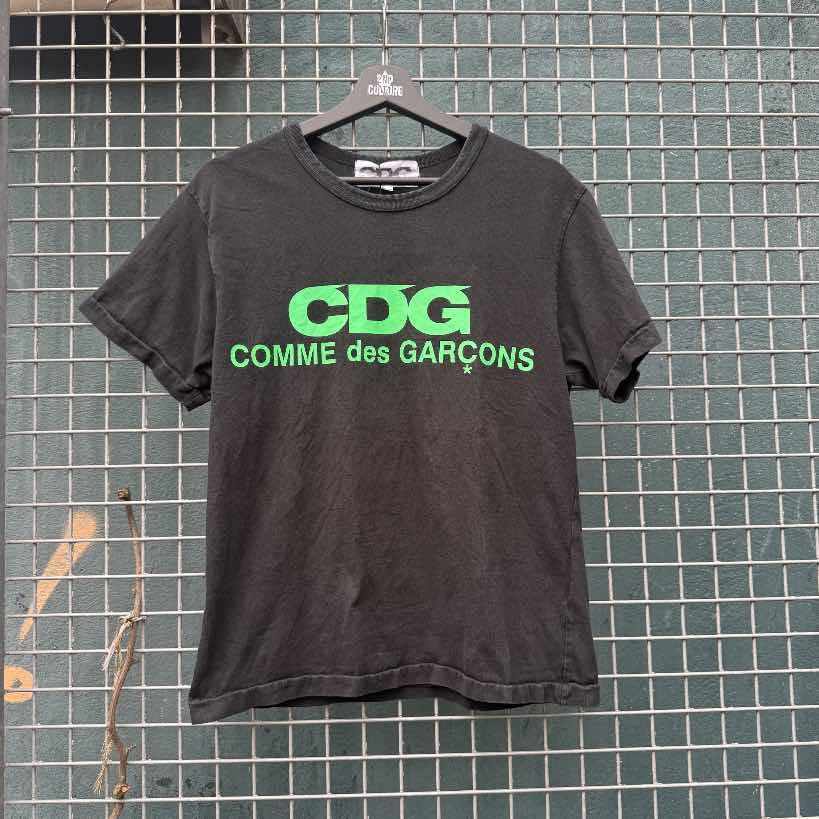 Comme Des Garcons Logo Tee Green (M)
