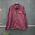C.P. Company Organic Gabardine Lens Overshirt Bordauxred (XL)