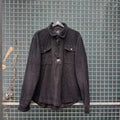 Patta Corduroy Overshirt Black (XL)