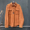 Patta Corduroy Overshirt Brown (XL)