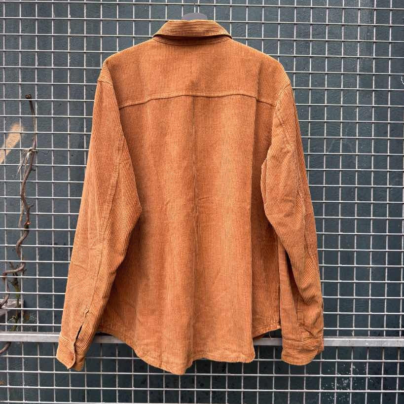 Patta Corduroy Overshirt Brown (XL)