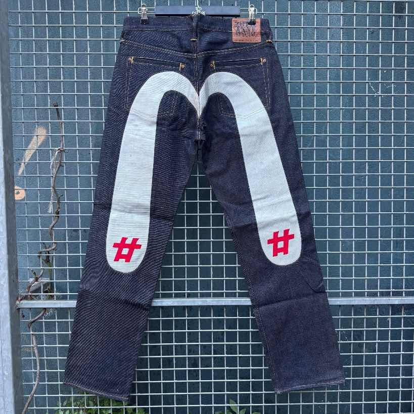 Evisu 20th Anniversary Daicock Silver Jeans (33x34)