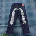 Evisu Black White Daicock Jeans (36x34)
