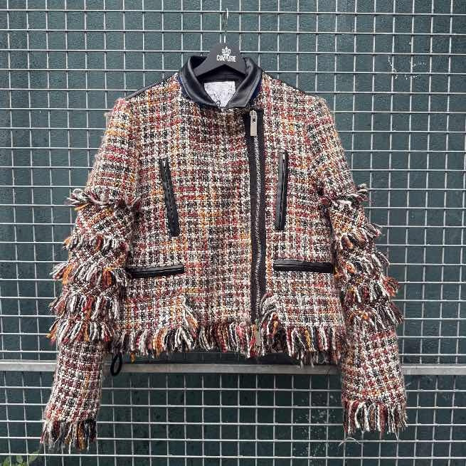 Sacai Wool Tweed Pattern Jacket (M)