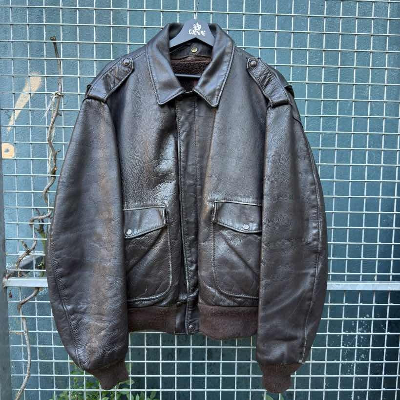 Vintage 90's Schott Leather Jacket (XL)
