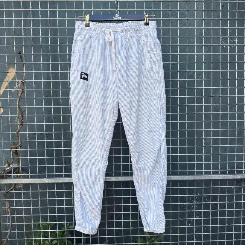 Patta striped seersucker pants (S)
