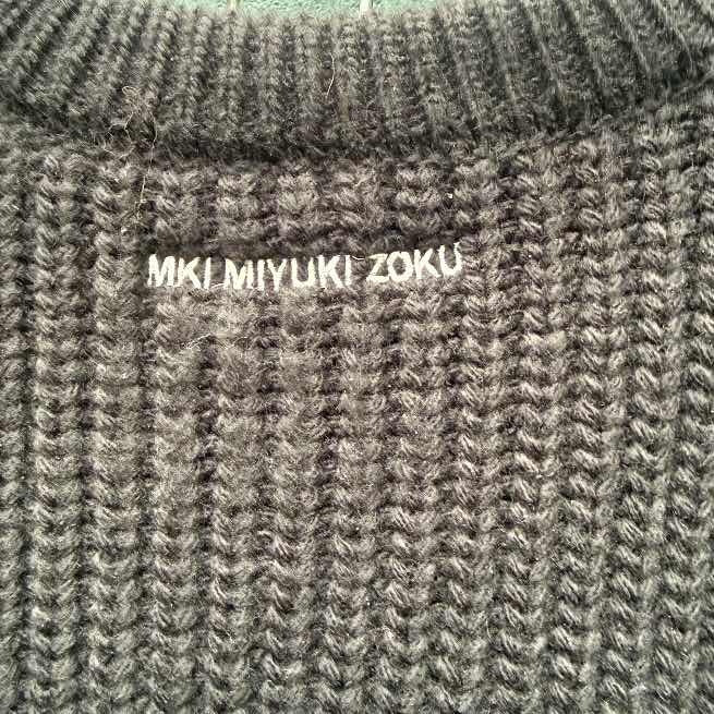 Mki Miyuki Zoku Chunky Rib Knit Crewneck (Xl)