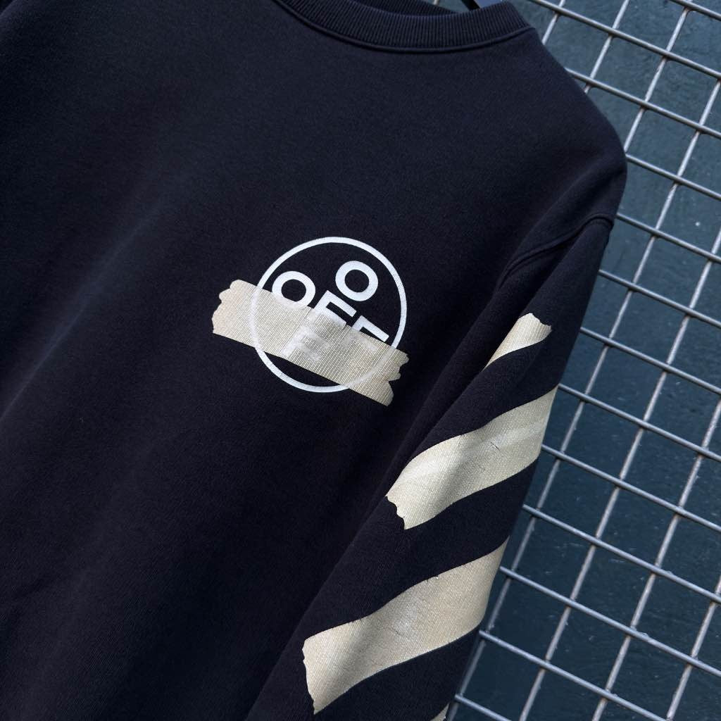 Off White Tape Sweater (S)