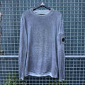 CP Company Lense Crewneck Sweater Grey (48)
