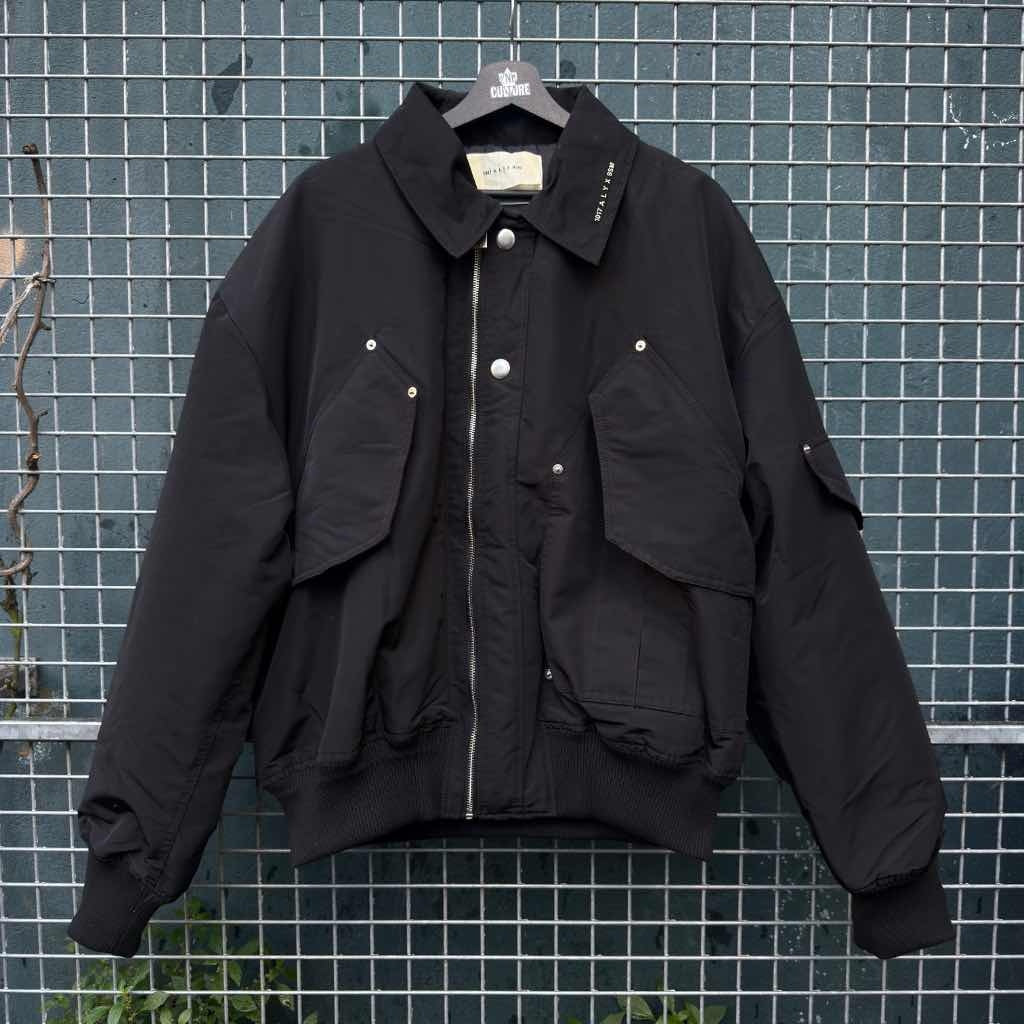1017 ALYX 9SM Flight Padded Boxy Shell Bomber Jacket (M)