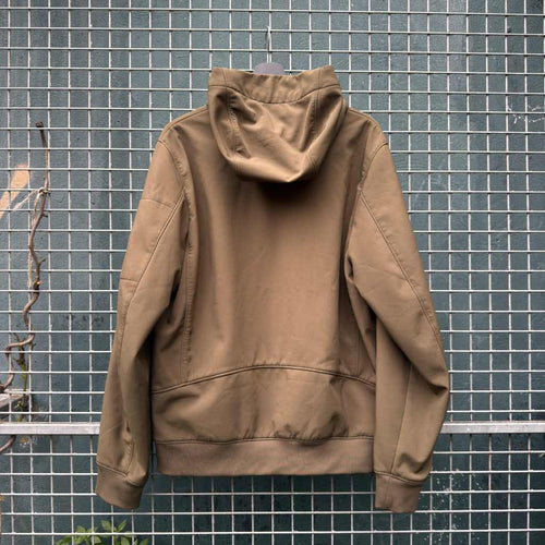 C.P. Company Hooded Soft-Shell Jacket Olive (L)