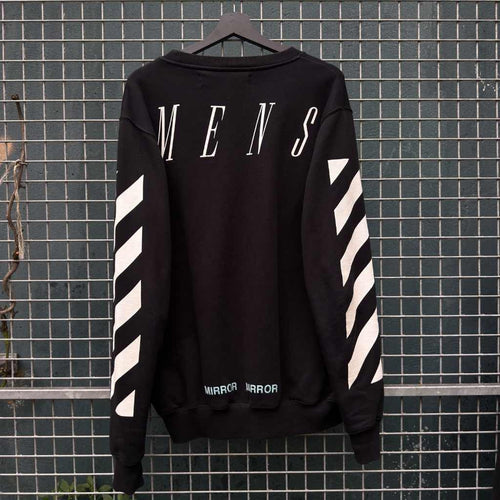 SS17 Off-White Mirror Mirror Sweatshirt Black (M)