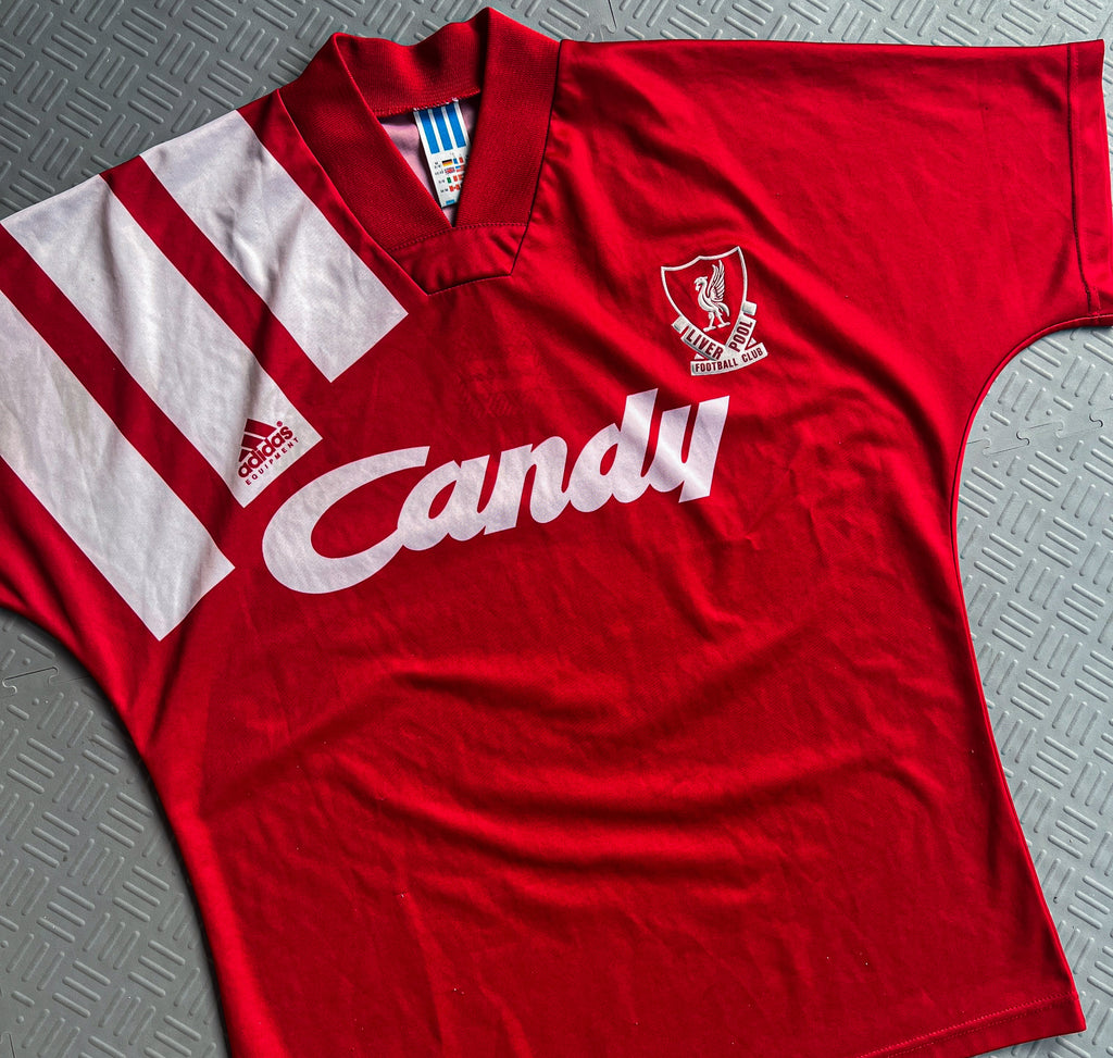 Vintage 1991-92 Liverpool Home Shirt Candy (M)