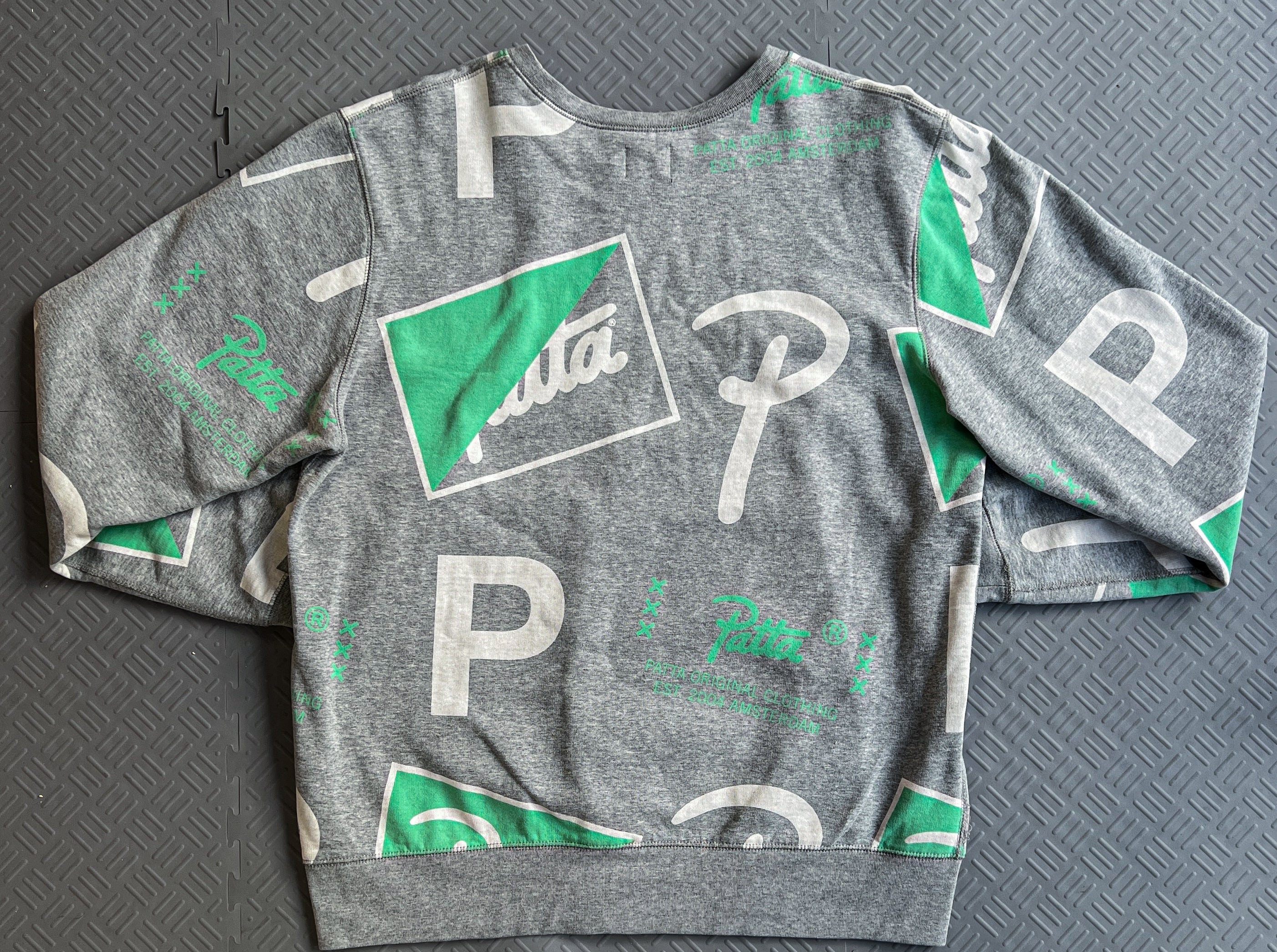 Patta P sweater Grey (XXL)