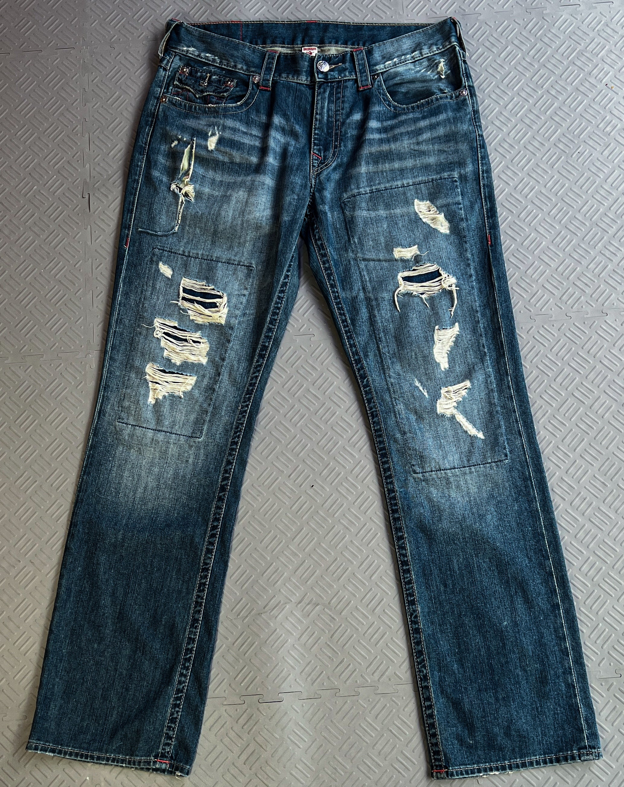 True Religion Red Horsehoe Jeans (36)