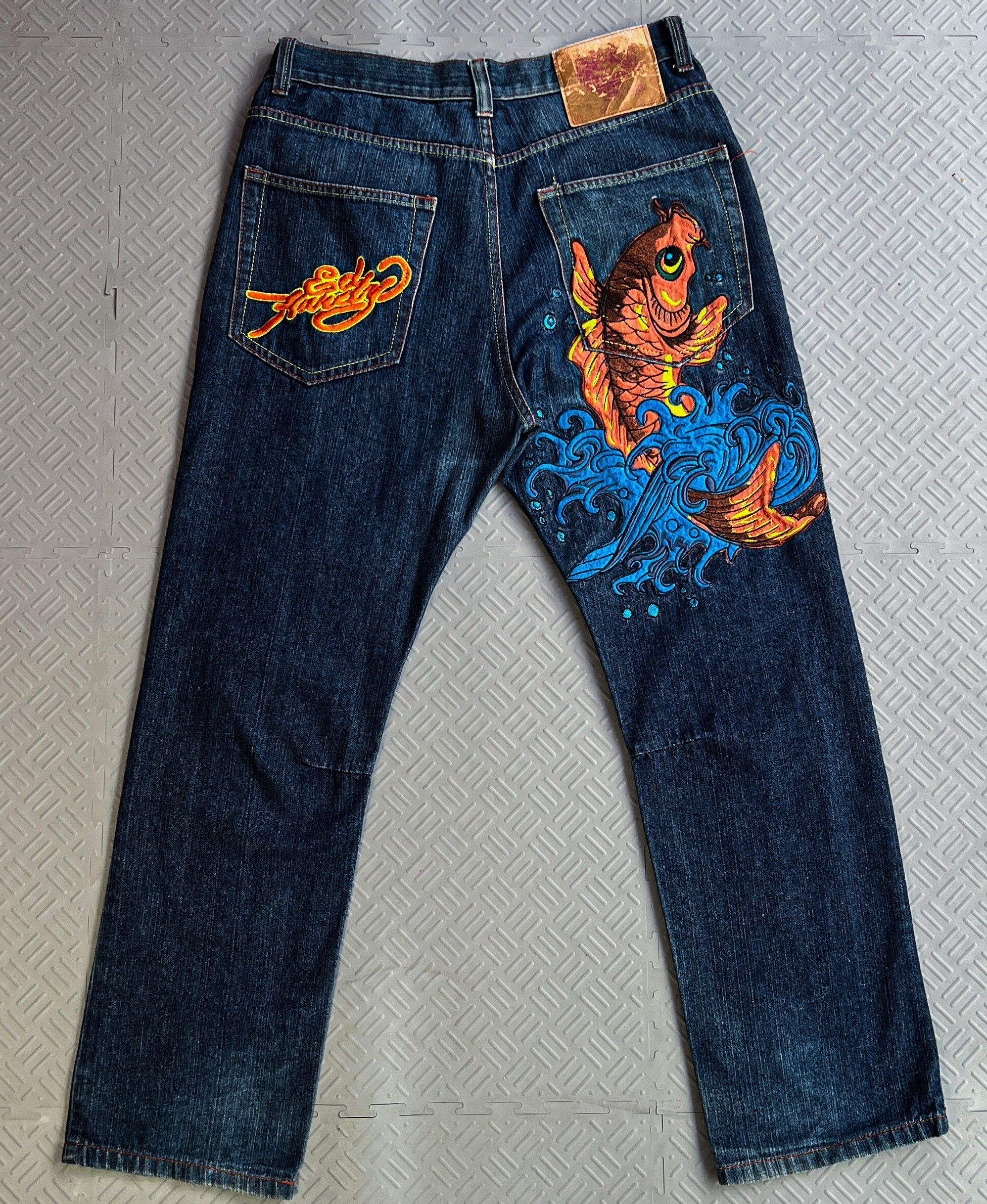 Vintage Ed Hardy Koi Jeans (34x32)