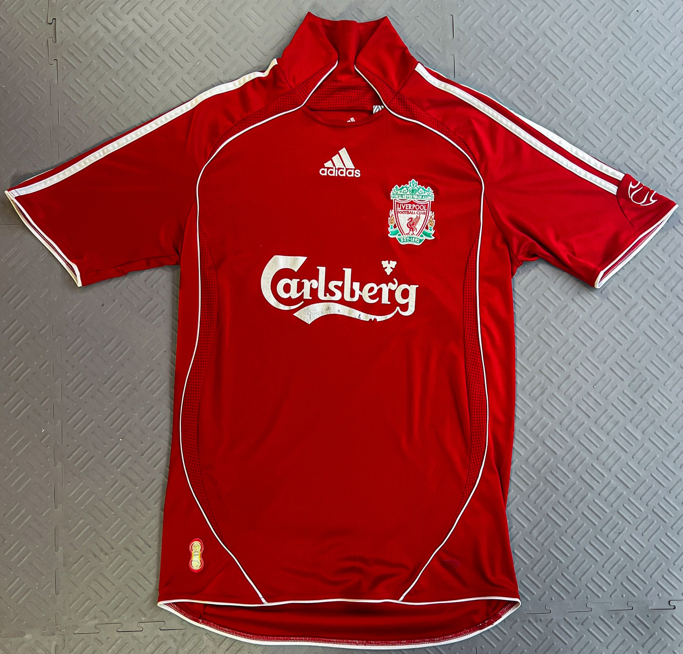 2007/2008 Adidas Liverpool Home Shirt  (S)