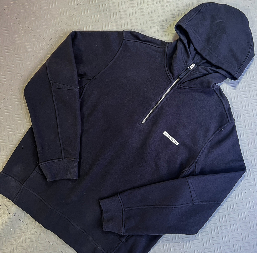 Stone Island Quater Zip Hoodie (L)