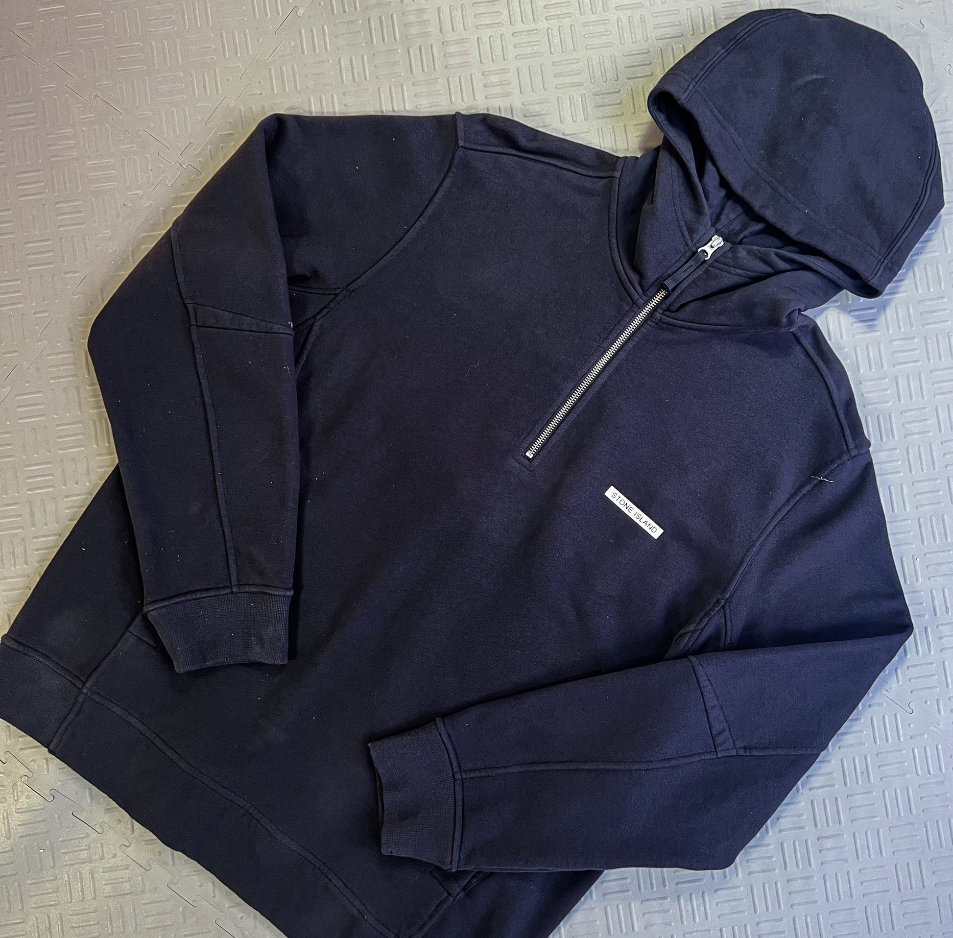 Stone Island Quater Zip Hoodie (L)