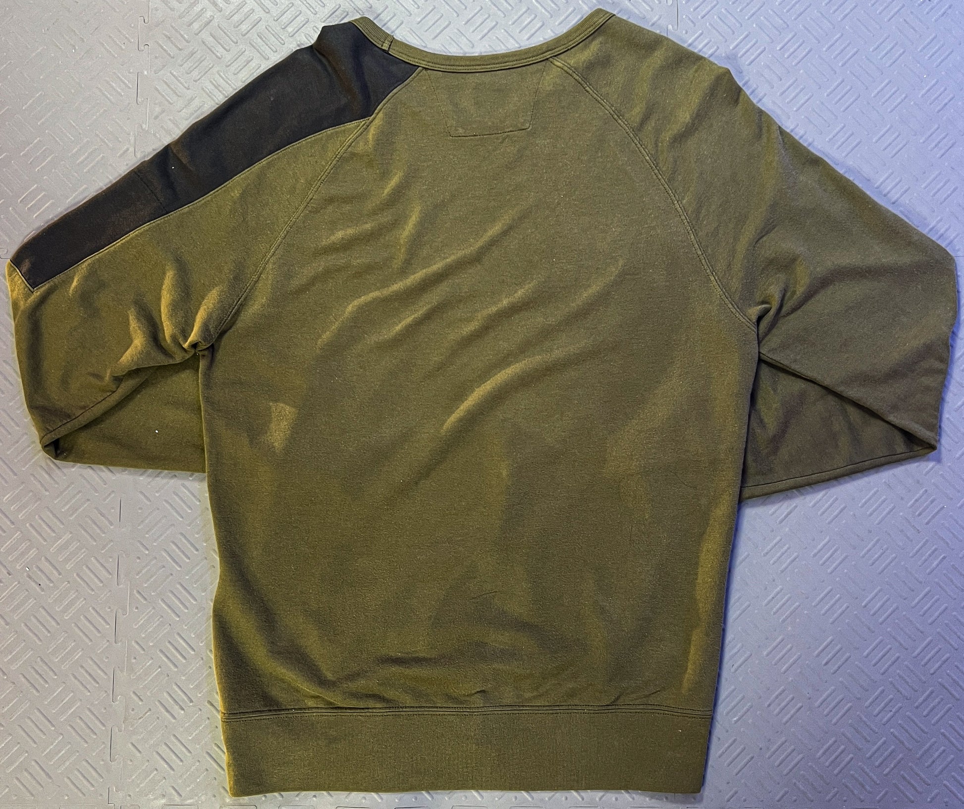 CP Company Olive Lens Crewneck Sweater (M)
