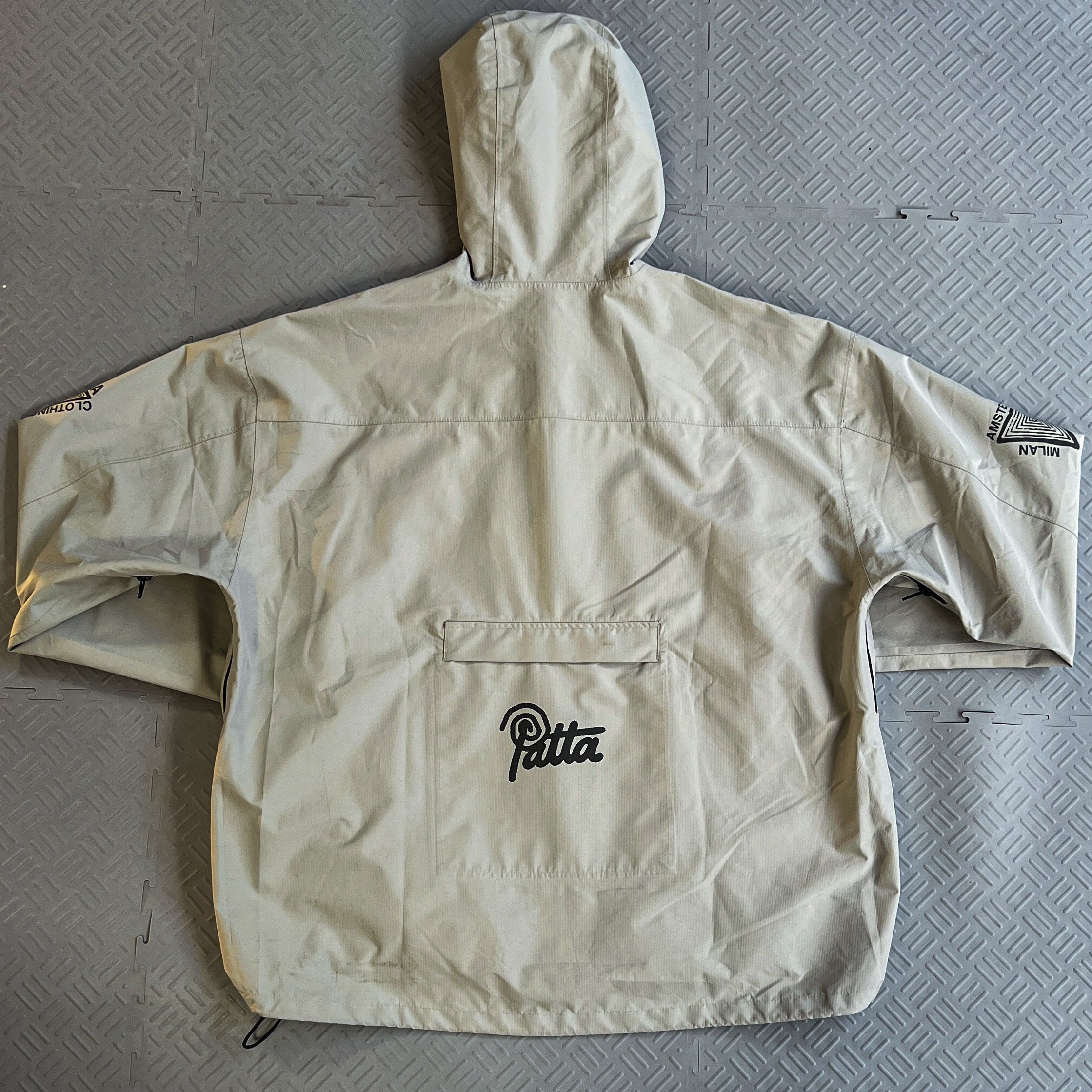 Patta Waterproof Shell Jacket Grey (XL)