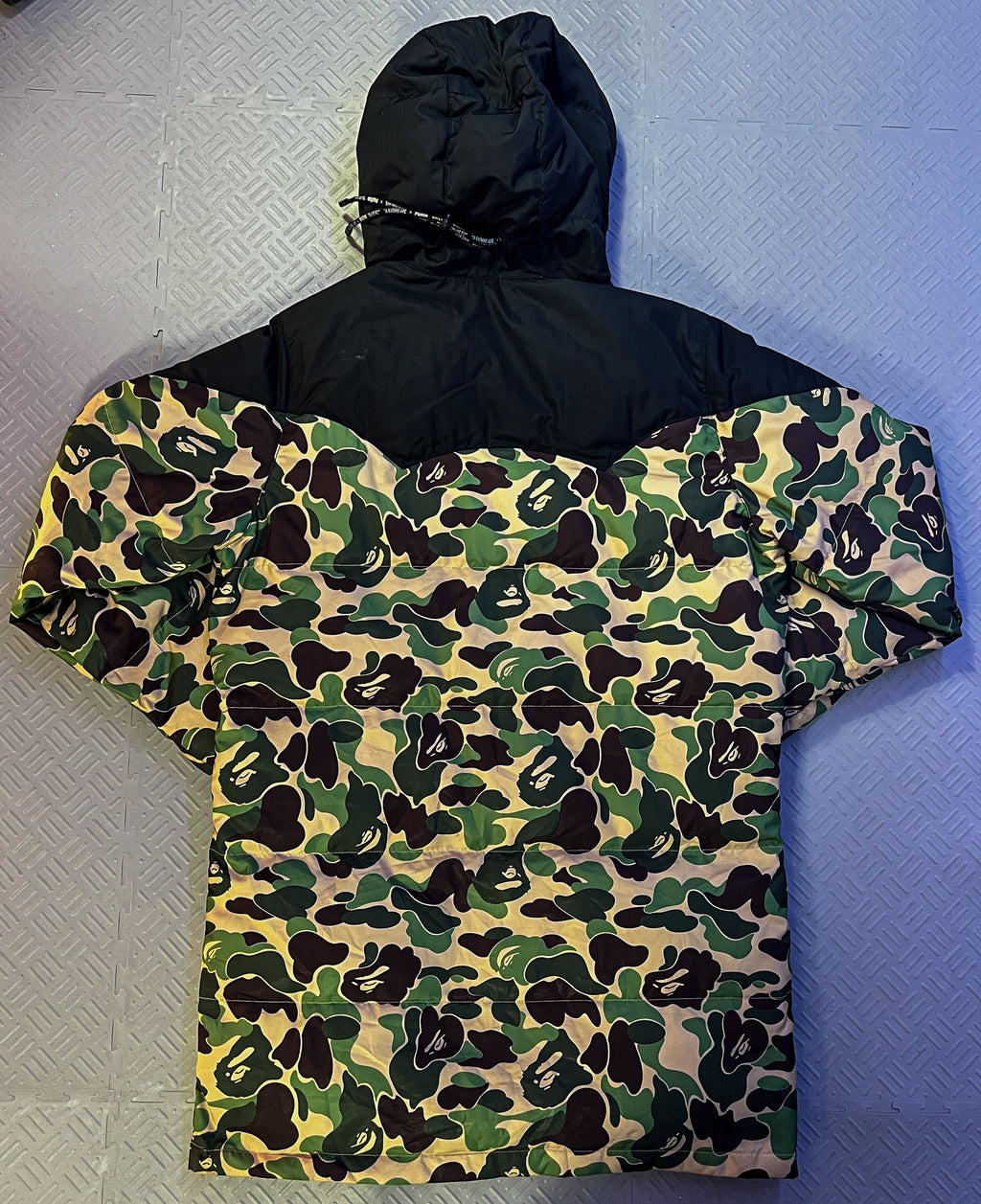 Bape x Puma ABC Camo Long Puffer Jacket (M)