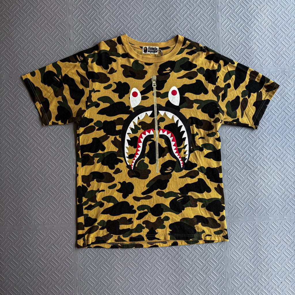 Bape Camo Shark Tee (L)