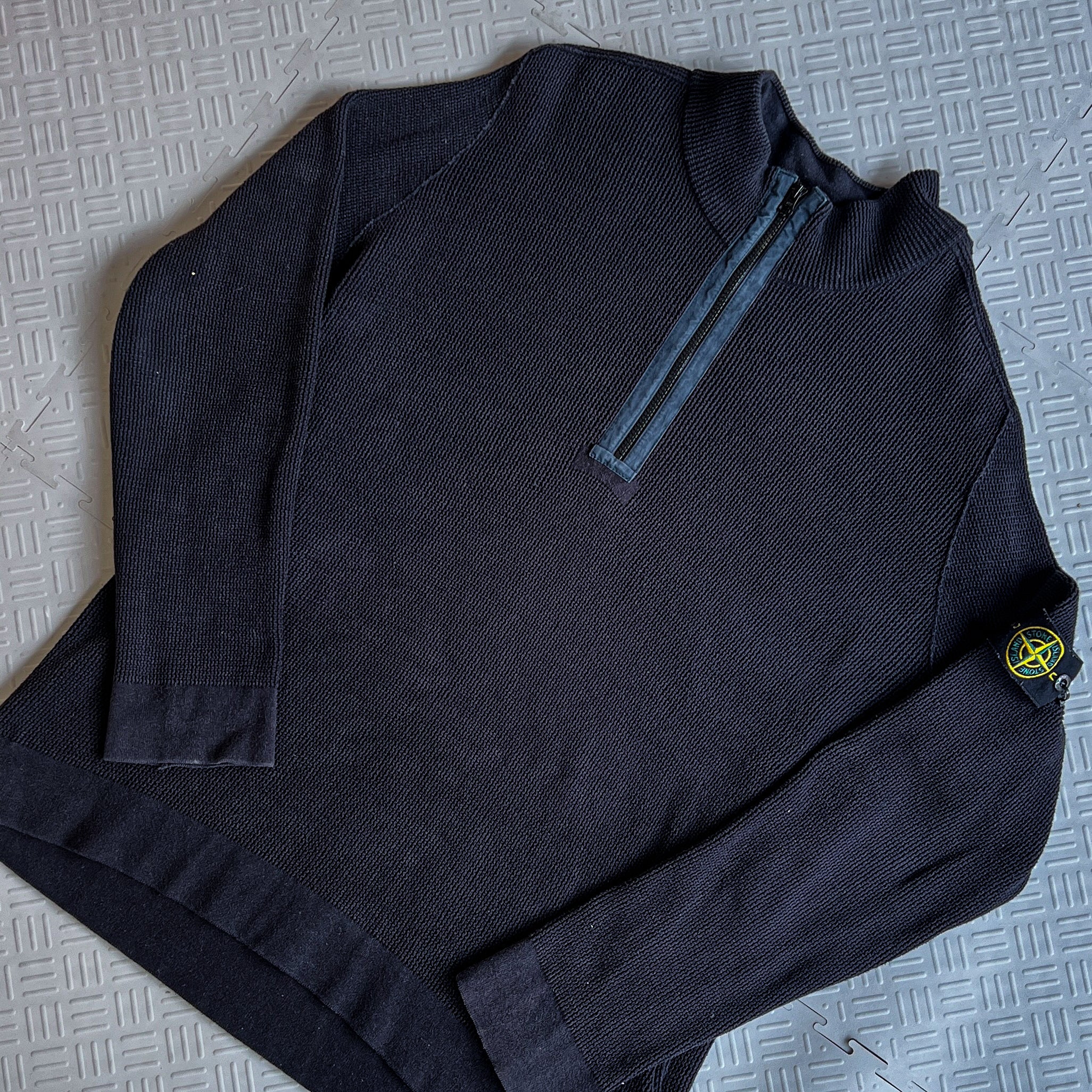 Stone Island Knitted Quarter Zip (XXL) – 2nd Culture