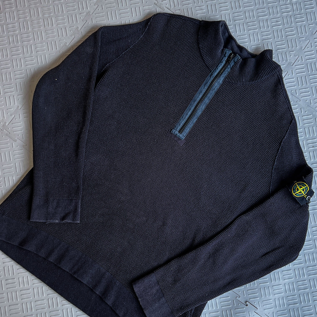 Stone Island Knitted Quarter Zip (XXL)