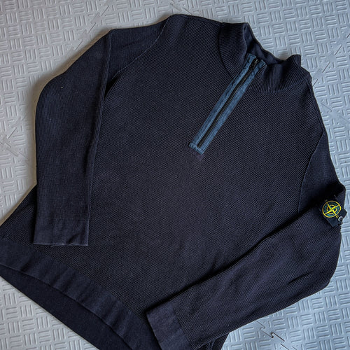 Stone Island Knitted Quarter Zip (XXL)