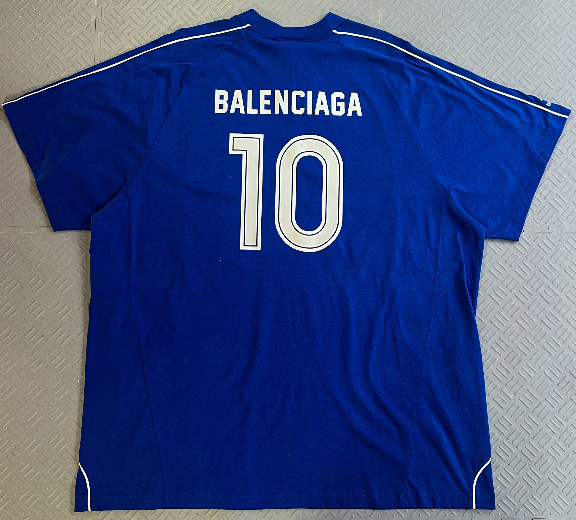 Balenciaga Soccer Jersey Blue NWT (XL)