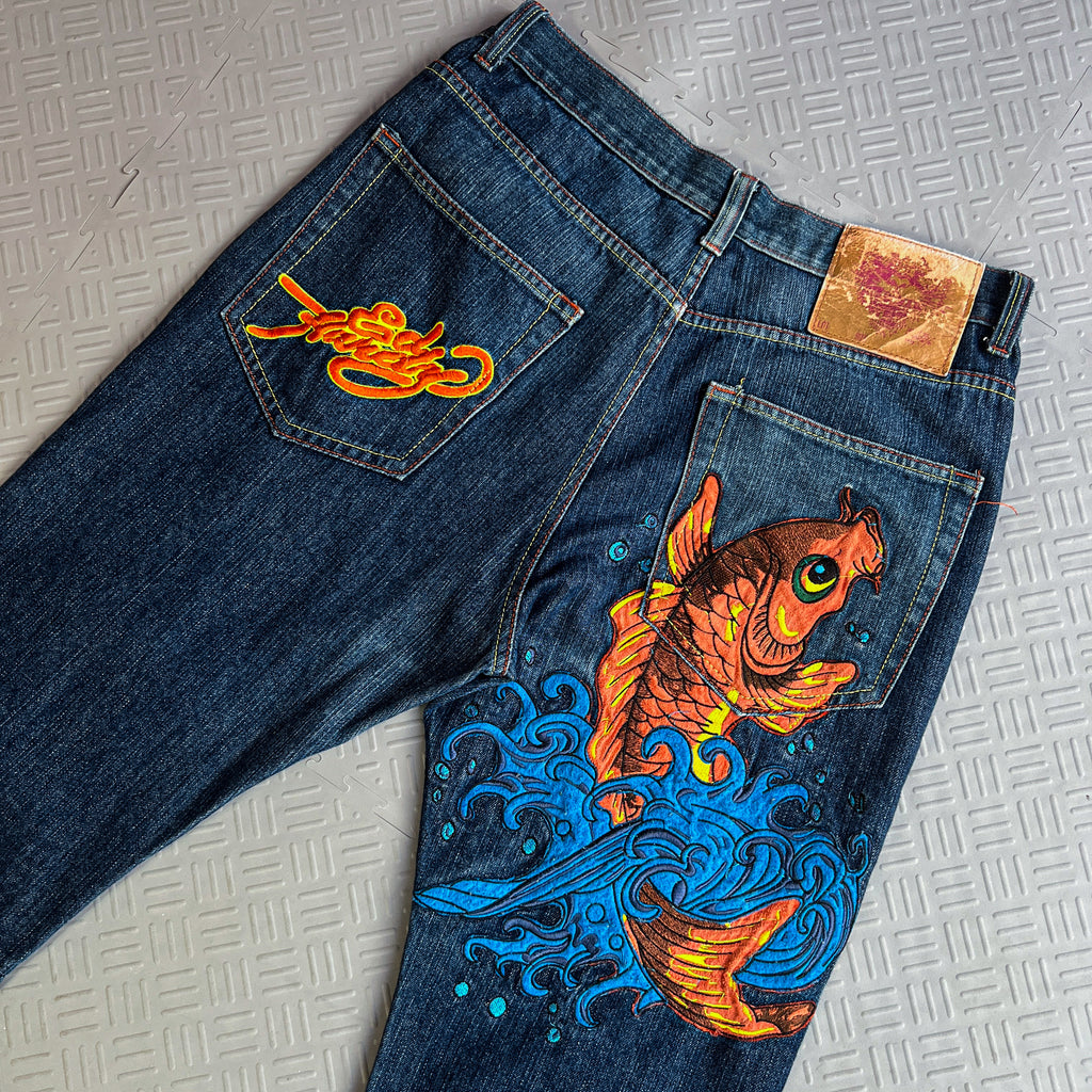 Vintage Ed Hardy Koi Jeans (34x32)