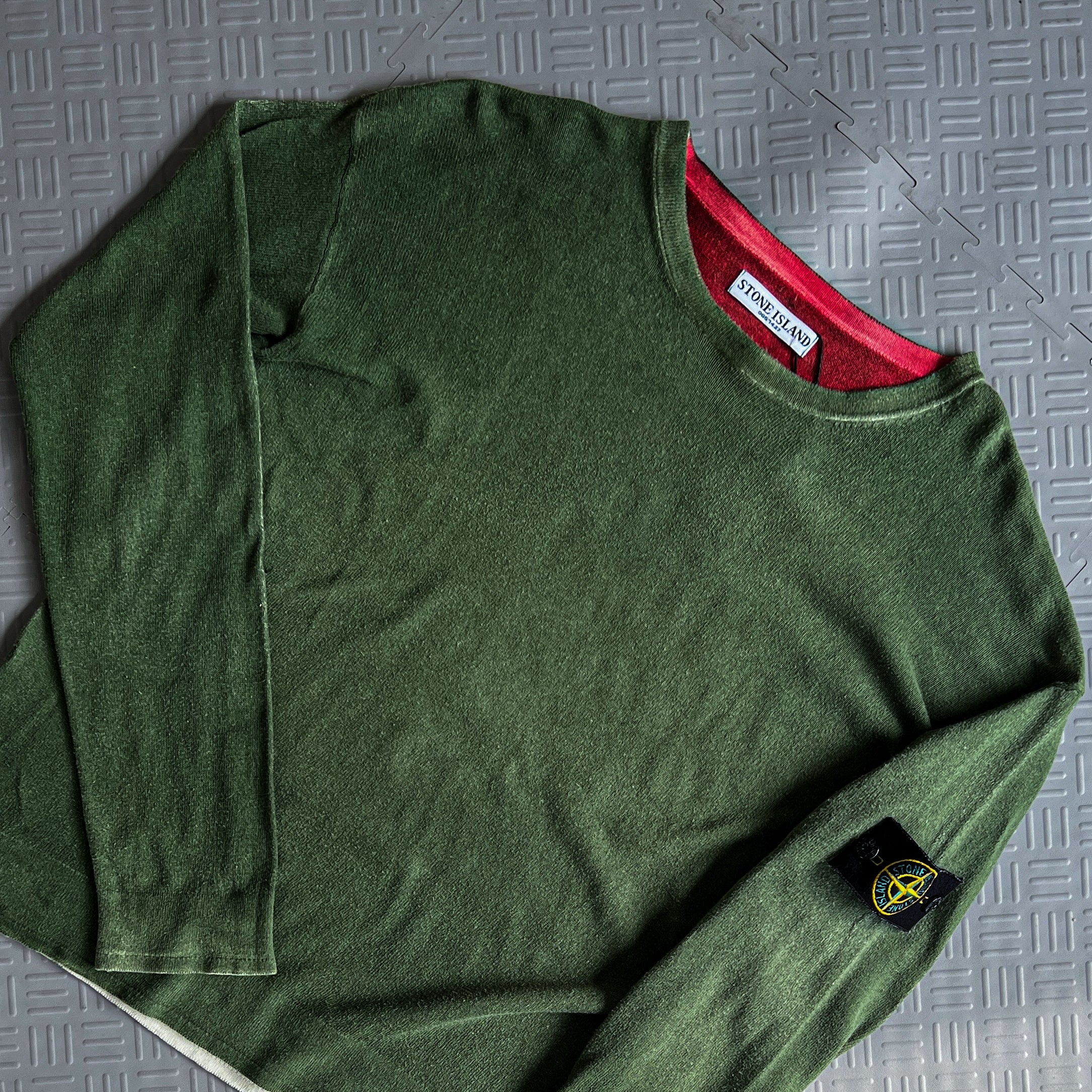 SS2006 Stone Island Knitted Sweater Green (M)