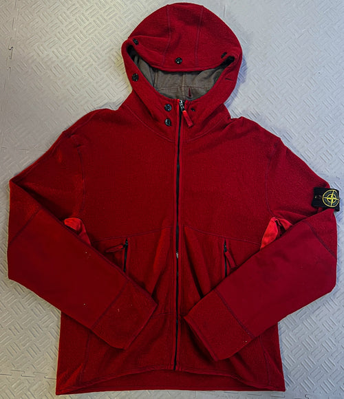 2003 Stone Island Knit Zip Up Jacket (M)
