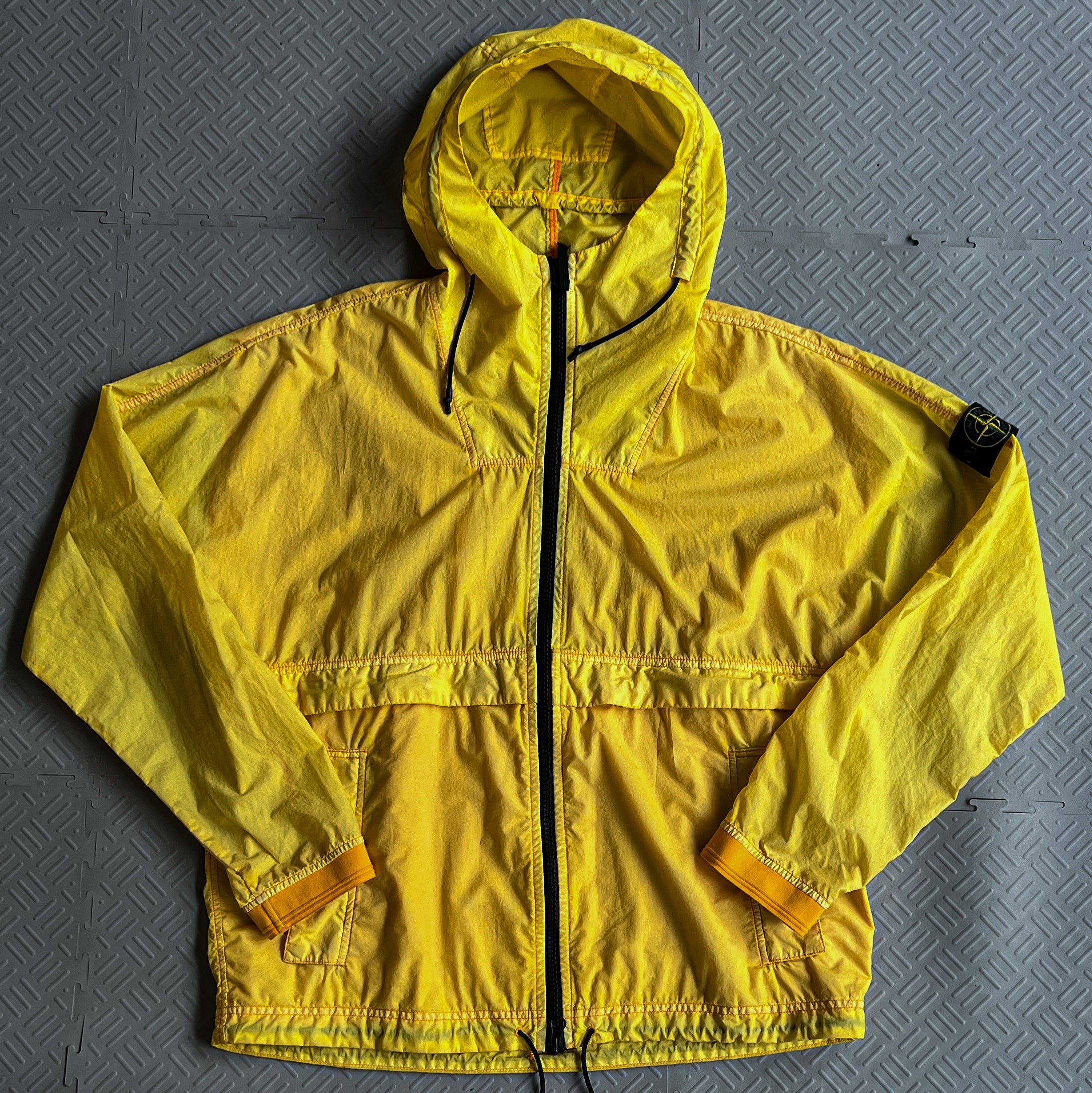 Stone Island Resin Poplin Jacket Yellow (XL)