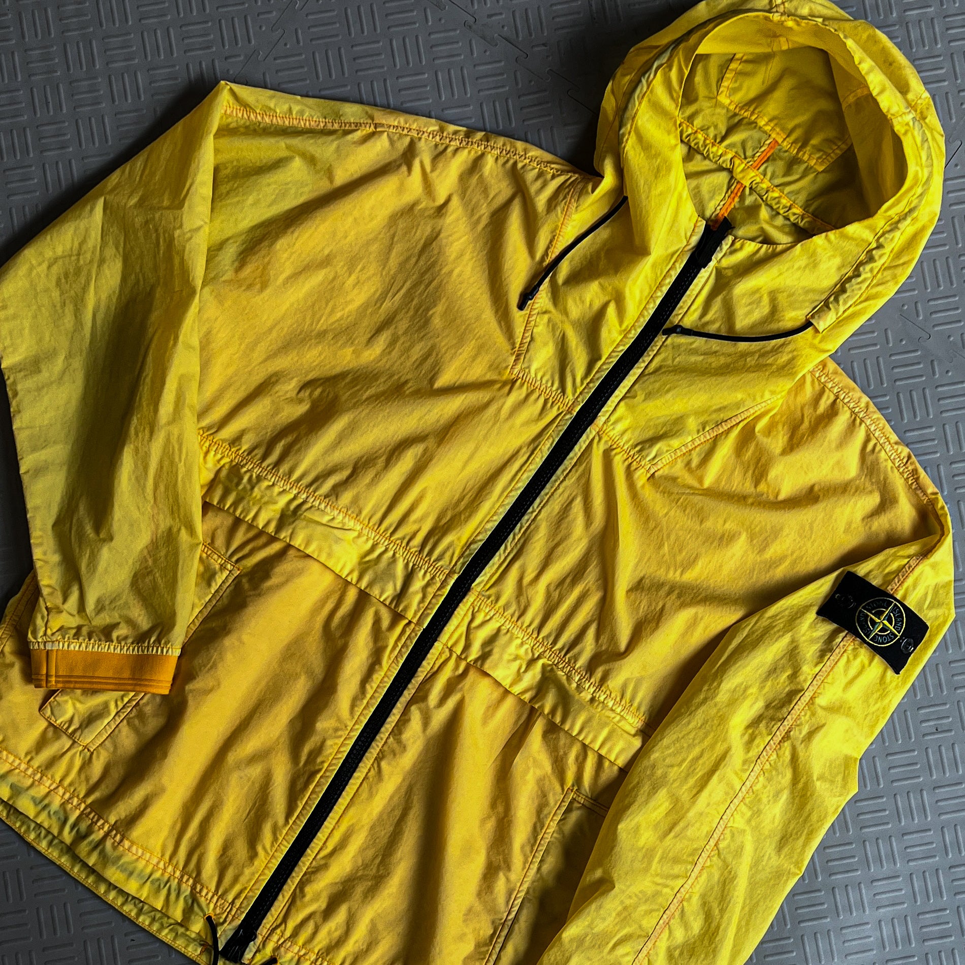 Stone Island Resin Poplin Jacket Yellow (XL)