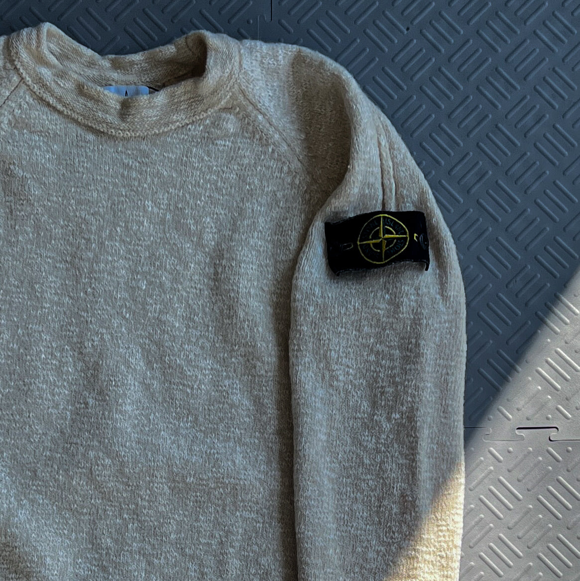 Stone Island Wool Sweater White (S)