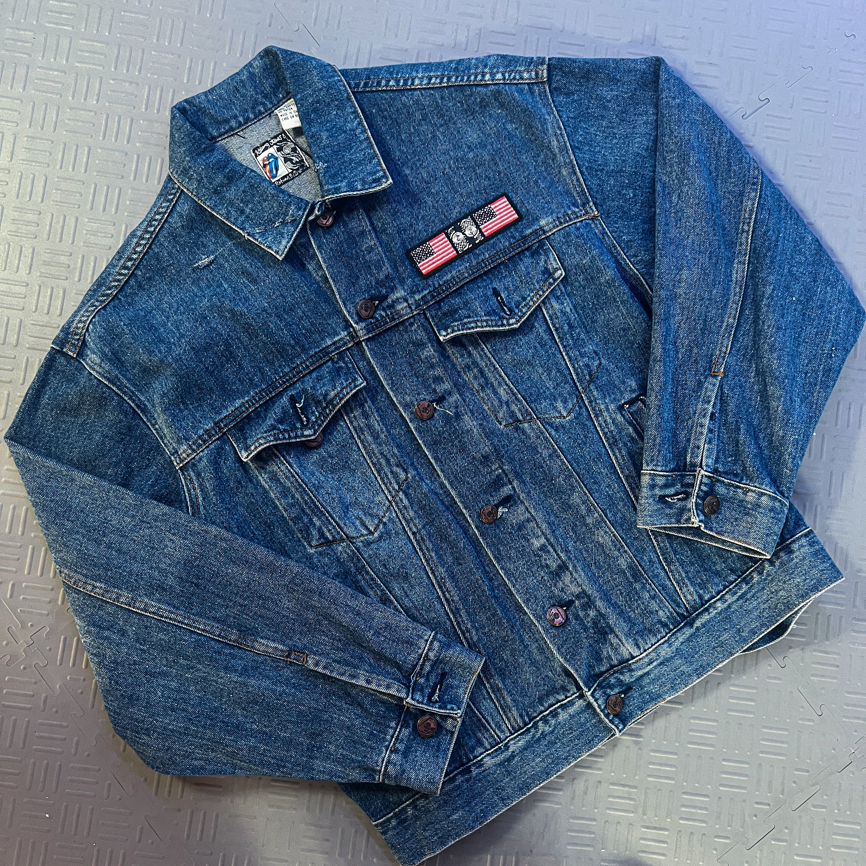 1989 Rolling Stones Steel Wheels Denim Jacket (S)