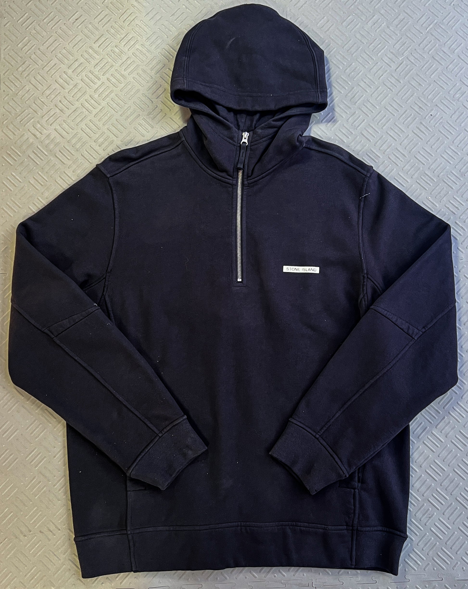 Stone Island Quater Zip Hoodie (L)
