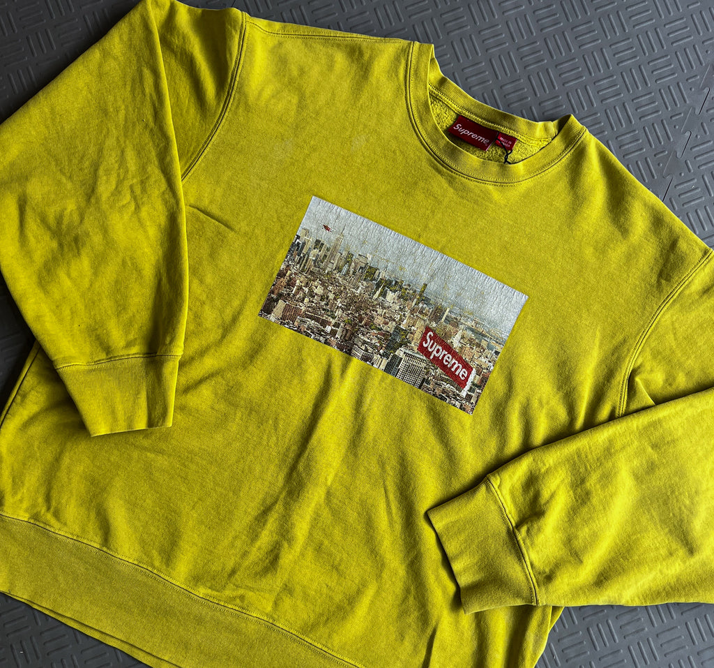 Supreme Aerial Sweater Yellow (L)
