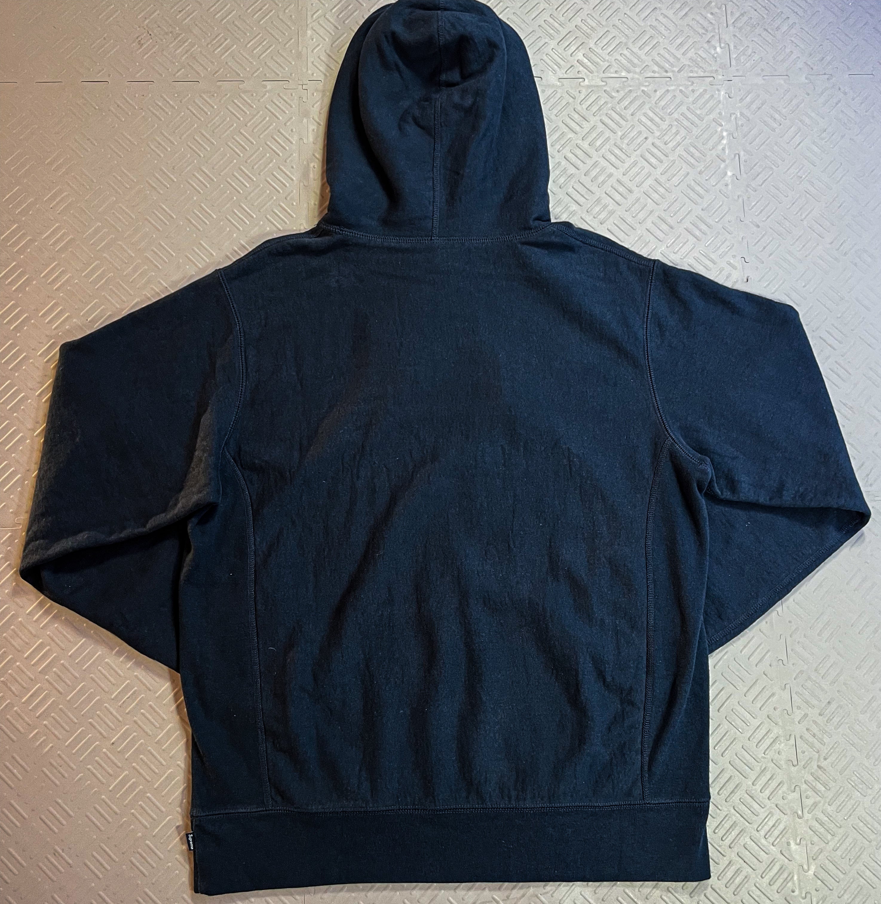 FW19 Supreme Bandana Box Logo Hoodie Navy (L)